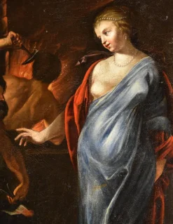 Pamono Workshop of Jacques Blanchard, Thetis Hephaestus, 1630, Oil on Panel, Framed><noscript><img width=