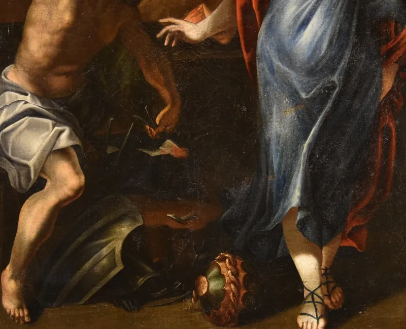 Pamono Workshop of Jacques Blanchard, Thetis Hephaestus, 1630, Oil on Panel, Framed> Old Masters|Classical