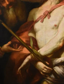 Pamono Workshop of Valerio Castello, Ecce Homo, 1650, Oil on Canvas, Framed