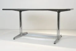 Outlet Pamono Worktable in Aluminium by Giancarlo Piretti for Mobilier International, France, 1970s
