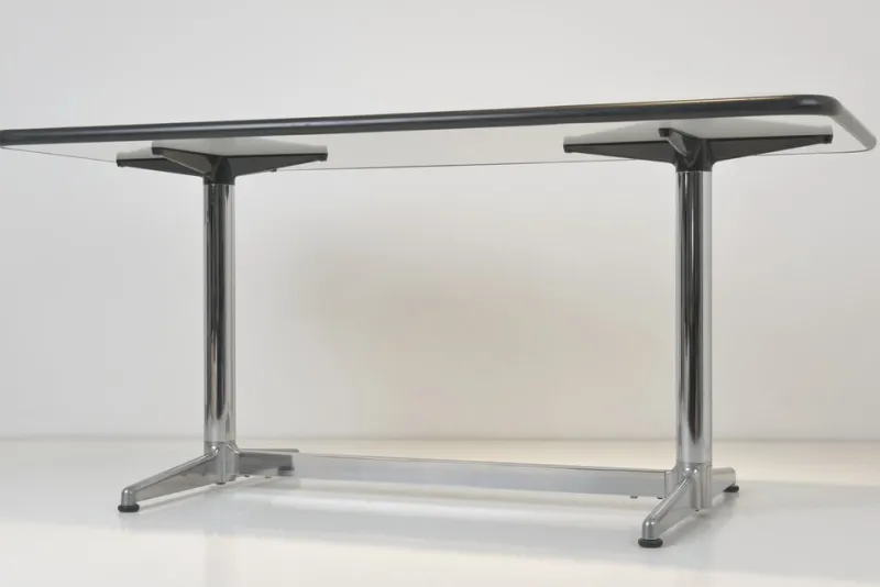 Outlet Pamono Worktable in Aluminium by Giancarlo Piretti for Mobilier International, France, 1970s