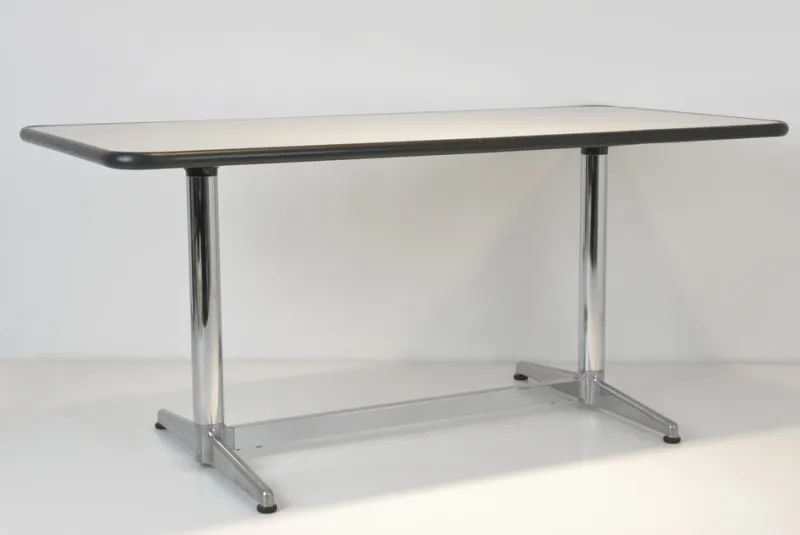 Outlet Pamono Worktable in Aluminium by Giancarlo Piretti for Mobilier International, France, 1970s