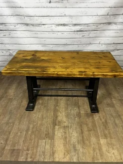 Discount Pamono Worktable with Cast Iron Legs