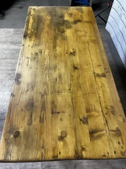 Discount Pamono Worktable with Cast Iron Legs