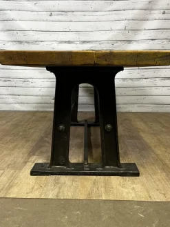 Discount Pamono Worktable with Cast Iron Legs