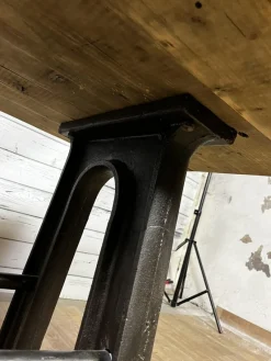 Discount Pamono Worktable with Cast Iron Legs