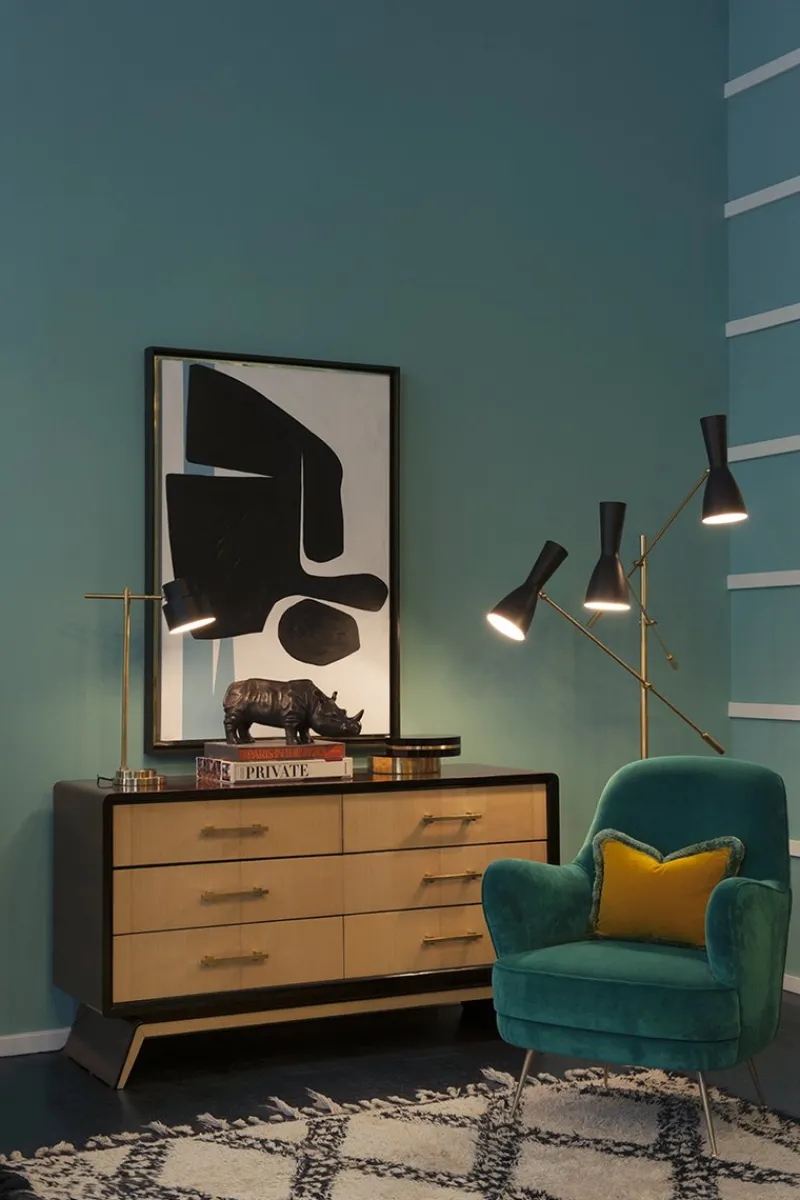 Pamono Wormhole Floor Lamp by Simone Calcinai for Brass Brothers> Floor Lamps