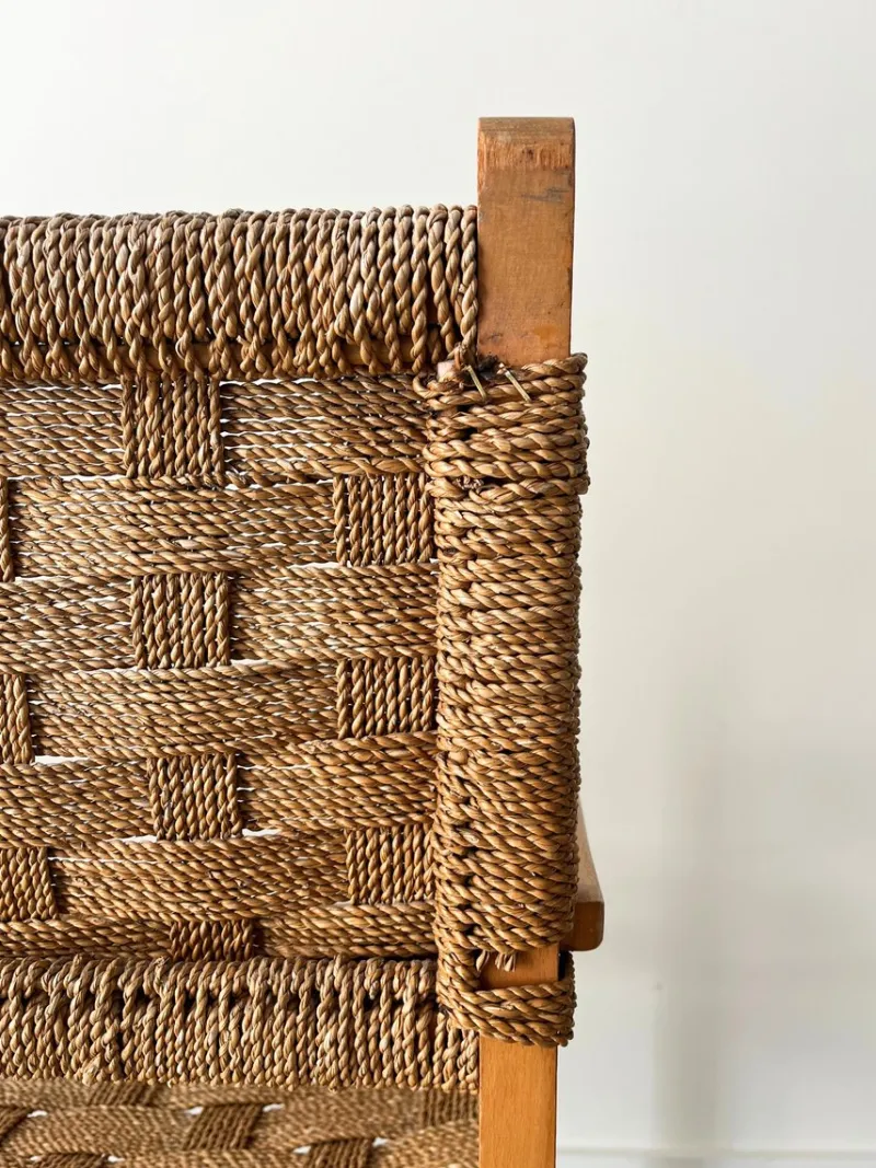 Hot Pamono Woven Bentwood Bench by Axel Larsson for Bodafors, 1940