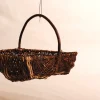 Outlet Pamono Woven Wicker Farm Basket, 1900s