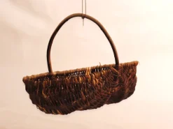 Outlet Pamono Woven Wicker Farm Basket, 1900s