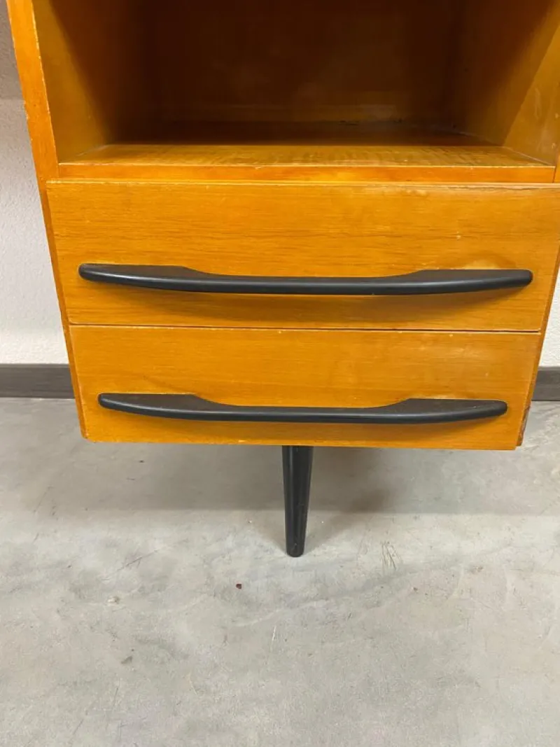 Pamono Writing Desk with Cabinet by Mojmír Požár for Up Závody Bučovice, 1960s, Set of 2> Desks