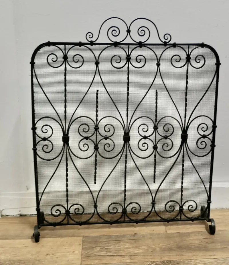 Discount Pamono Wrought Iron Fire Screen