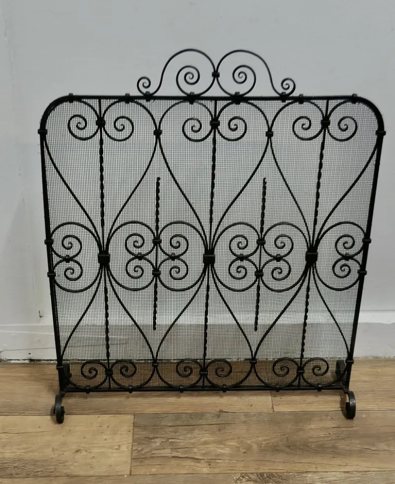 Discount Pamono Wrought Iron Fire Screen