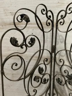 Pamono Wrought Iron Four-Leaf Partition, Set of 4