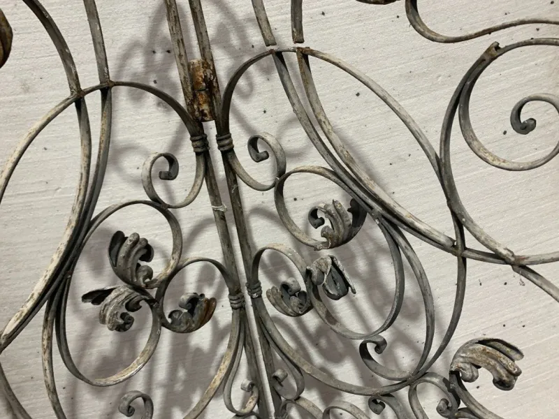 Pamono Wrought Iron Four-Leaf Partition, Set of 4