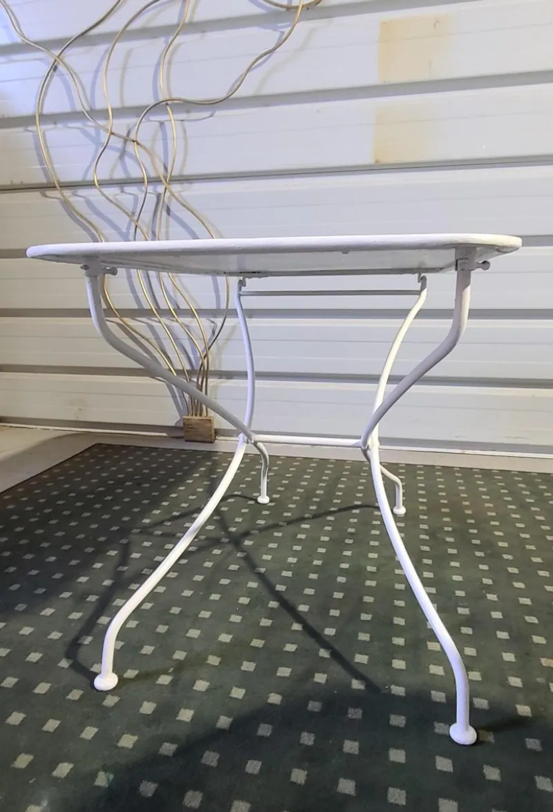 Best Pamono Wrought Iron Garden Table, 1900s