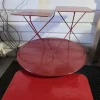 Pamono Wrought Iron Garden Tables, 1900s, Set of 4> Garden Tables