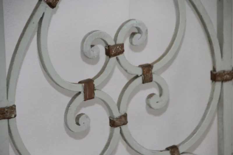 Pamono Wrought Iron Interior Doors by Gilbert Poillerat, 1950s, Set of 2> Architectural Elements