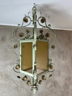 Outlet Pamono Wrought Iron Lantern, 1950s