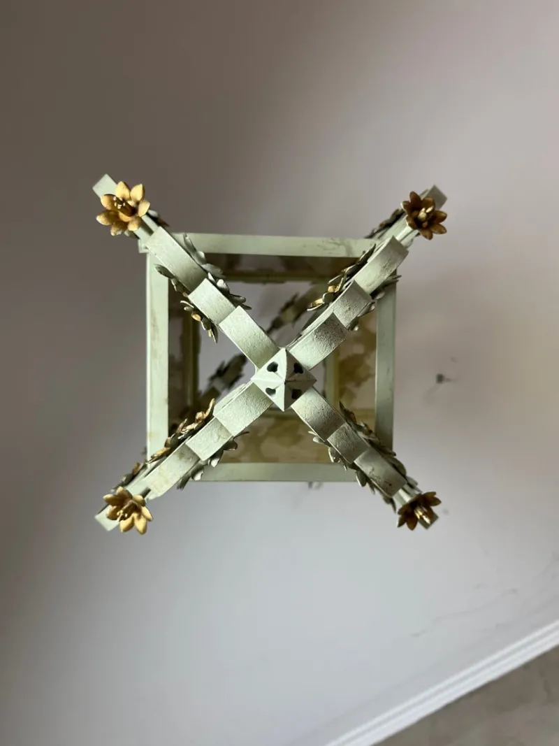 Outlet Pamono Wrought Iron Lantern, 1950s