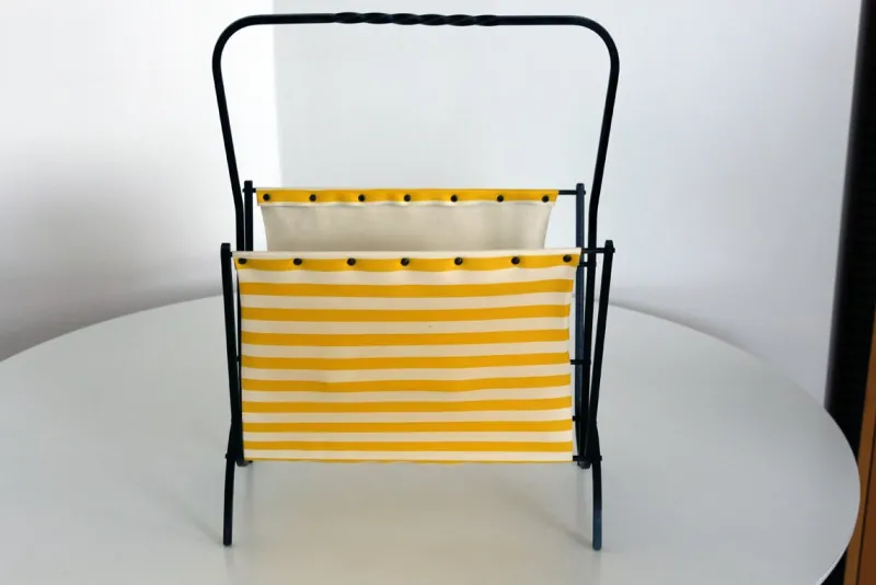 Pamono Wrought Iron Magazine Rack, 1950s> Magazine Racks