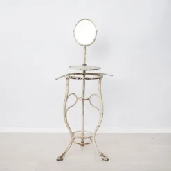 Pamono Wrought Iron Outdoor Dressing Table> Garden Tables