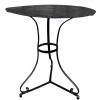 Pamono Wrought Iron Pedestal Table, France> Garden Tables