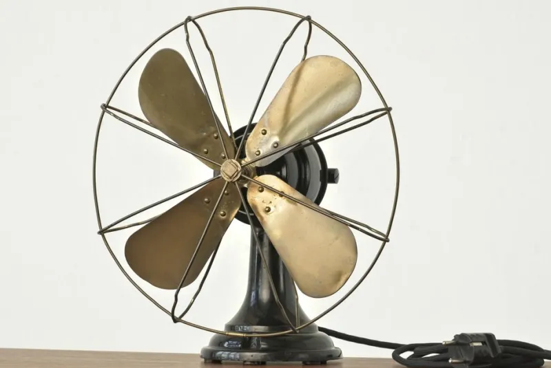 Pamono Wt 22 Table Fan by Peter Behrens for Aeg, Germany, 1909> Electronics