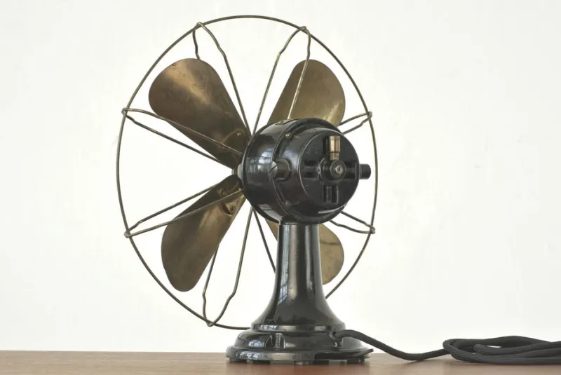 Pamono Wt 22 Table Fan by Peter Behrens for Aeg, Germany, 1909> Electronics