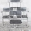 Clearance Pamono X Line Black Dining Chairs by Niels Jørgen Haugesen for Hybodan, Set of 4