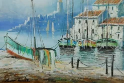 Online Pamono Xavier Miranda, Marine Composition, 1970s, Artwork on Paper, Framed