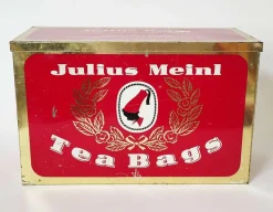Best Pamono XJulius Meinl Tea Tin, 1960s