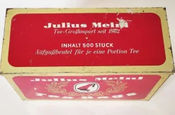 Best Pamono XJulius Meinl Tea Tin, 1960s