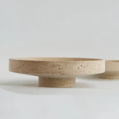 Pamono XL Travertine Narrow Bowl from Kiwano Concept><noscript><img width=