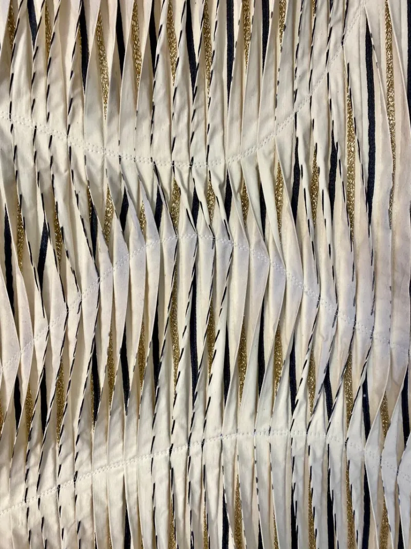 Outlet Pamono Yasmina Kijek, Écume, 2023, Mixed Media Textile Artwork