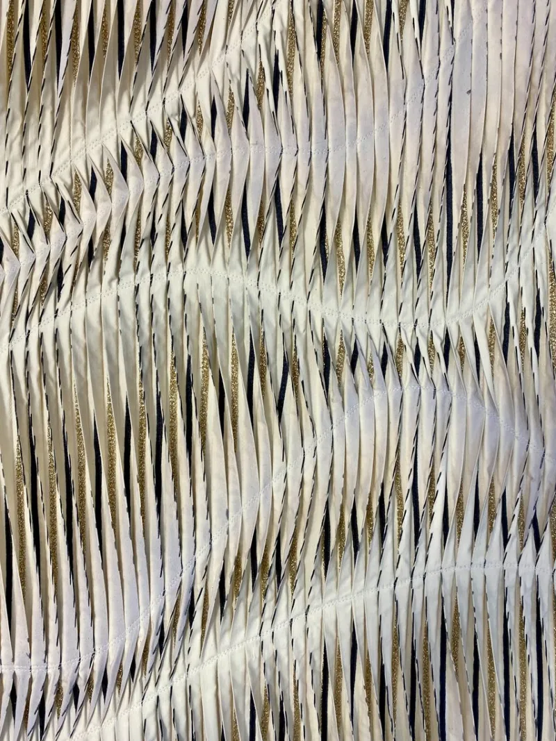 Outlet Pamono Yasmina Kijek, Écume, 2023, Mixed Media Textile Artwork