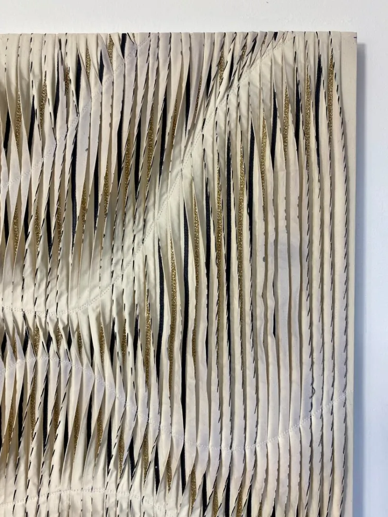 Outlet Pamono Yasmina Kijek, Écume, 2023, Mixed Media Textile Artwork