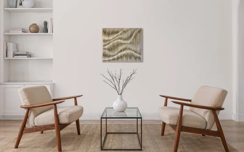 Outlet Pamono Yasmina Kijek, Écume, 2023, Mixed Media Textile Artwork