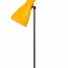 Pamono Yellow Aluminum Wormhole Table Lamp by Simone Calcinai for Brass Brothers> Table Lamps