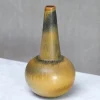 Sale Pamono Yellow and Black Hare-Fur Glazed Stoneware Vase by Wendelin Stahl, Germany, 1960s