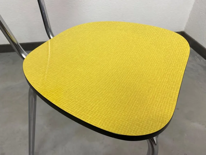 Discount Pamono Yellow Dining Chair, 1970s