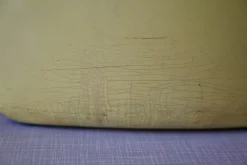 Pamono Yellow Enameled Cast Iron Casserole Dish by Raymond Loewy for Le Creuset, 1950s><noscript><img width=
