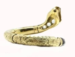 Pamono Yellow Gold and Ruby Bracelet with Diamonds> Bracelets