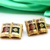 Pamono Yellow Gold Cufflinks, Set of 2