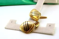 Discount Pamono Yellow Gold Cufflinks, Set of 2