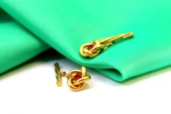 Pamono Yellow Gold Cufflinks with Interlaced Design, Set of 2><noscript><img width=