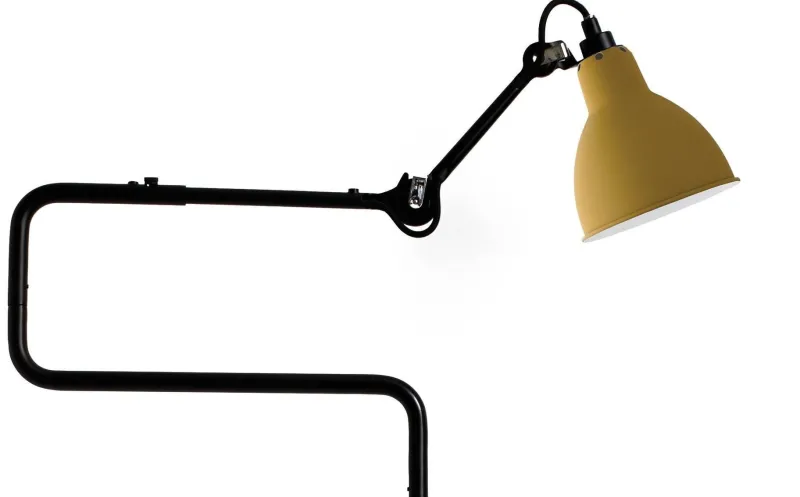 Pamono Yellow Lampe Gras N° 411 Floor Lamp by Bernard-Albin Gras> Floor Lamps