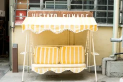 Pamono Yellow Outdoor Swing, 1960s> Garden Accessories