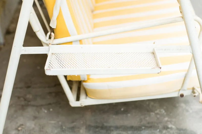Pamono Yellow Outdoor Swing, 1960s> Garden Accessories