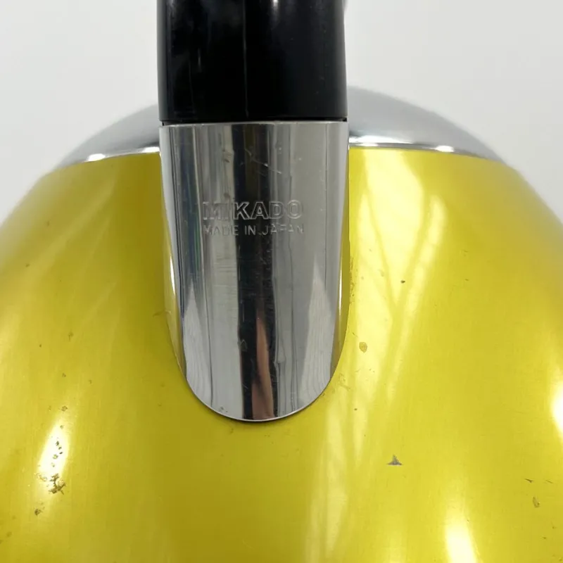 Pamono Yellow Tea Kettle from Mikado, Japan, 1980s> Coffee & Tea Service